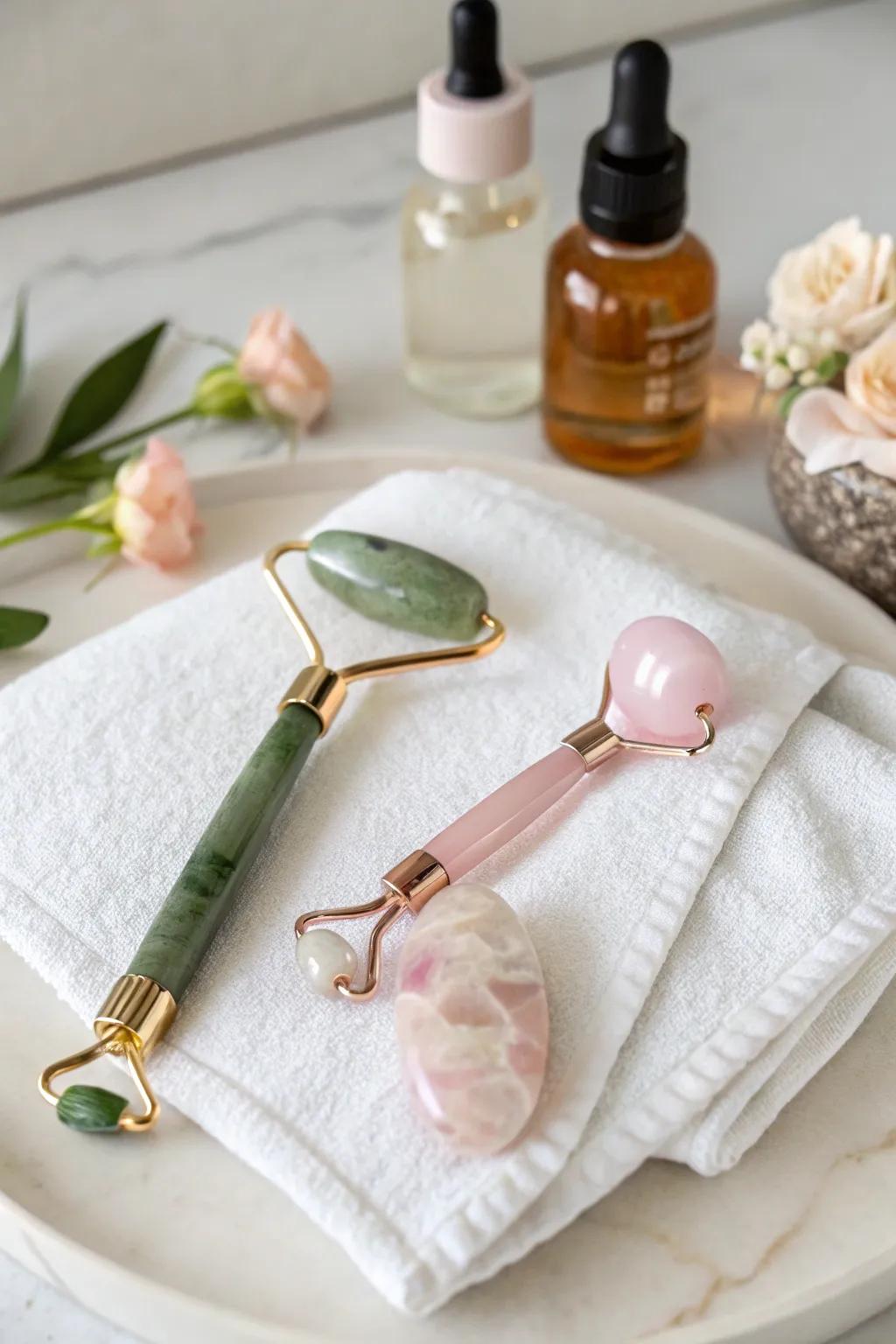 Facial roller collections for a hint of beauty and relaxation.