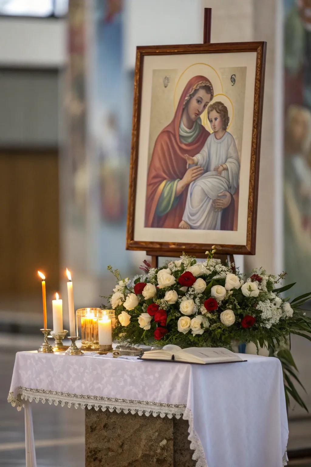 Sacred images create a focal point that elevates your spiritual practice.