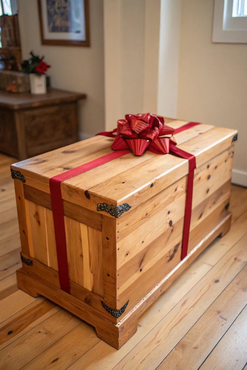 A storage trunk makes a unique and cherished gift for loved ones.