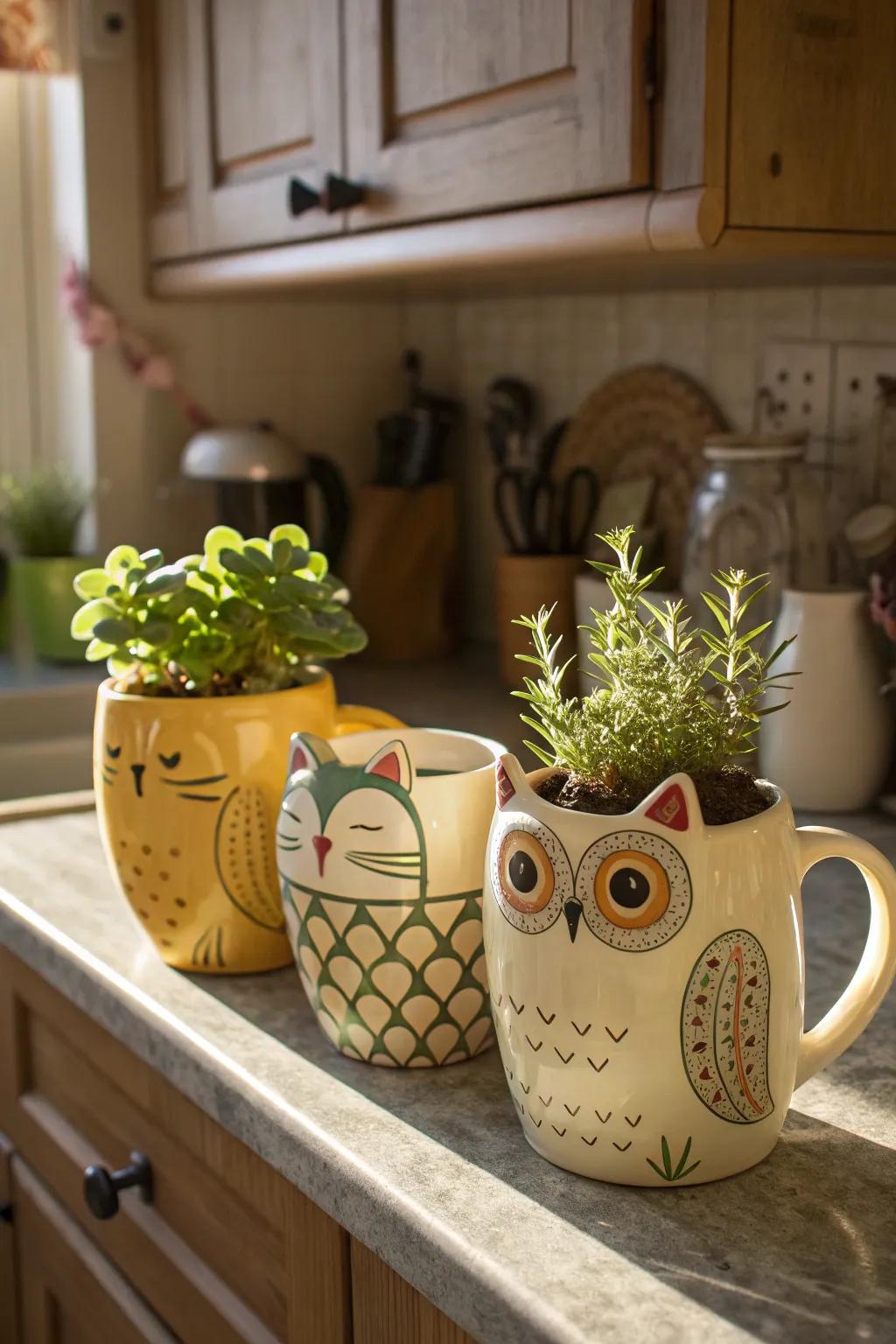 Inject fun into your space with animal-themed ceramics.