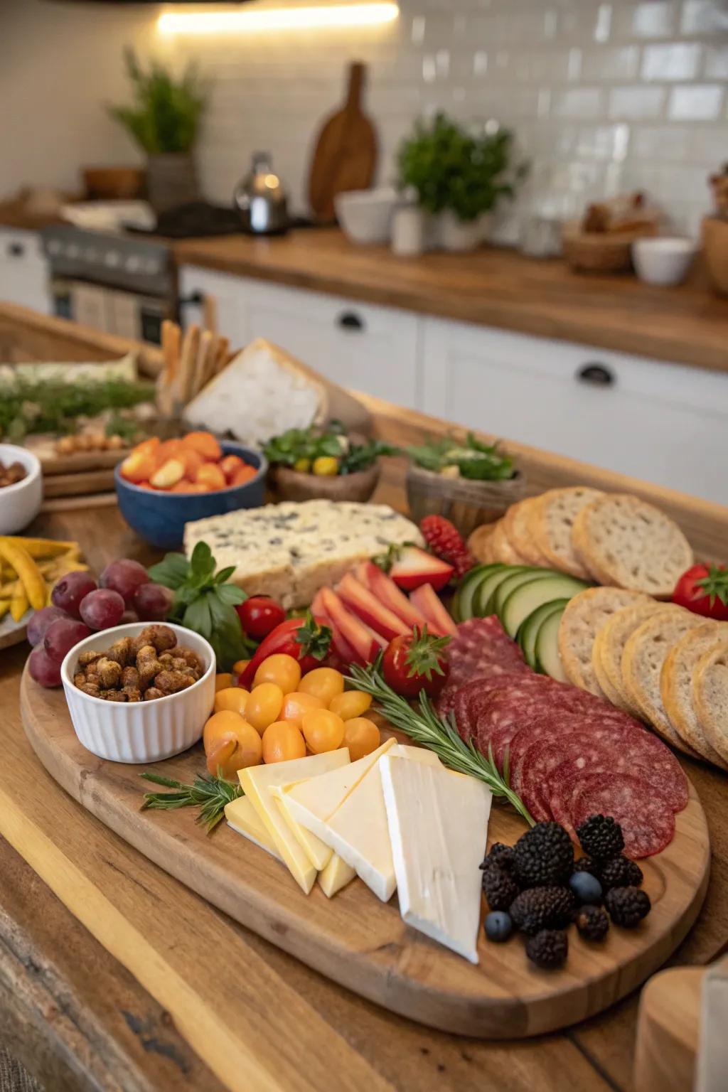 Eco-friendly chic with locally-sourced ingredients.