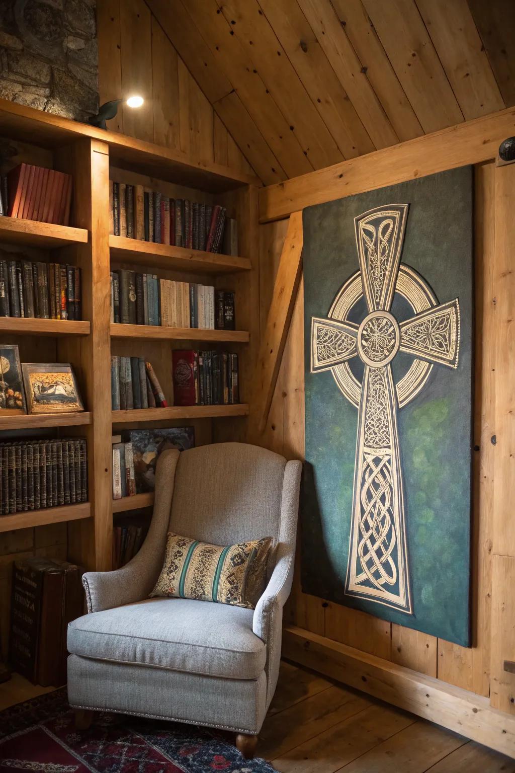 Gaelic symbols bring history and faith together inside of your home.