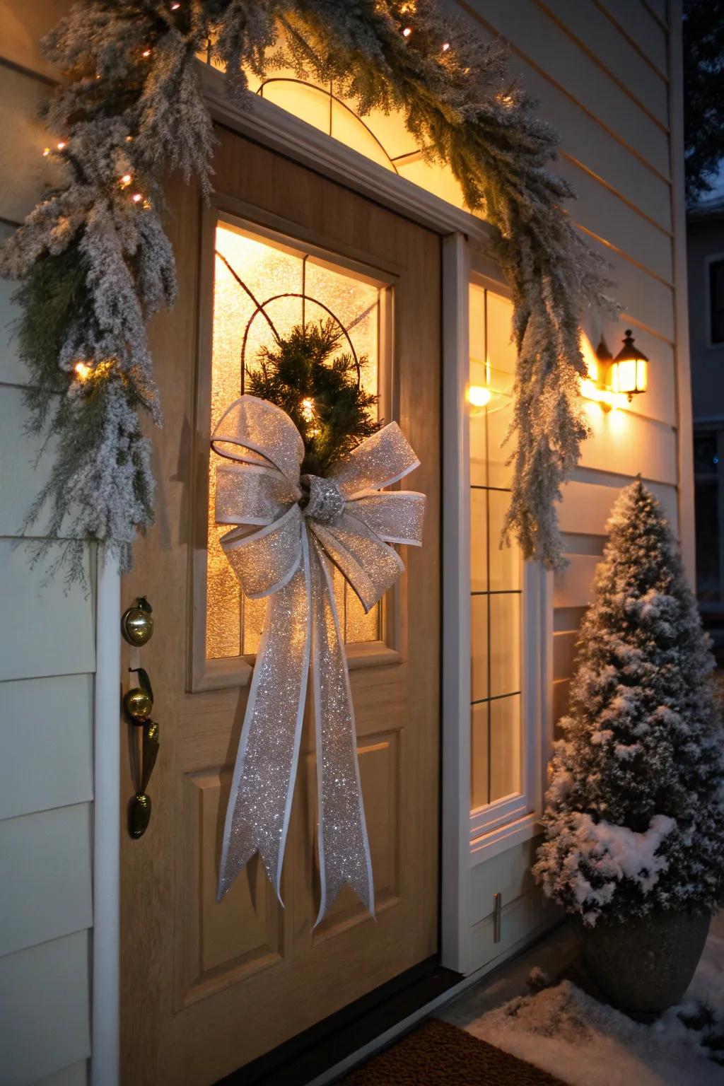 Capture winter&rsquo;s magic utilizing frosted accents on your bow.