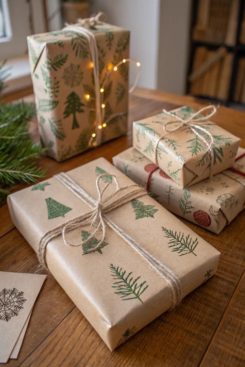 Gifts wrapped employing earth-conscious materials for a sustainable selection.