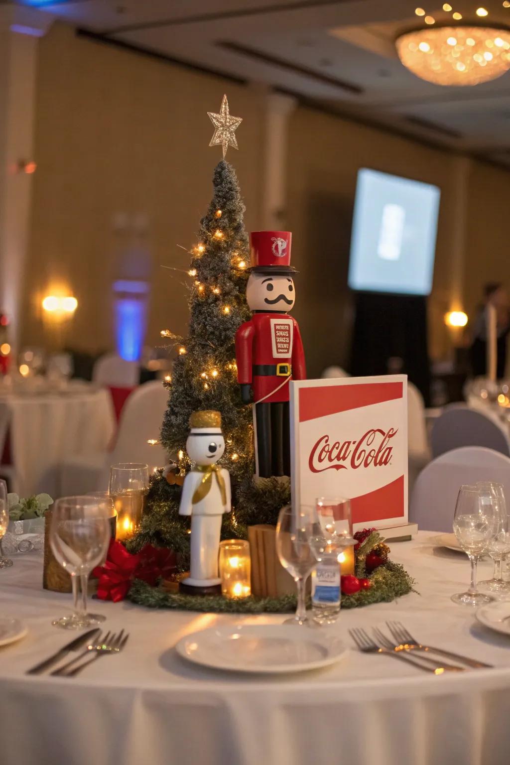 Customize tables with festive centerpieces