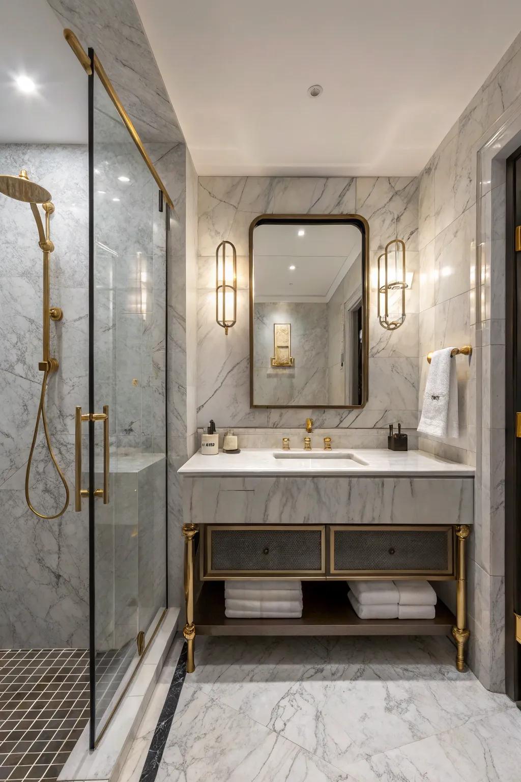 Convey class using luxury textures.