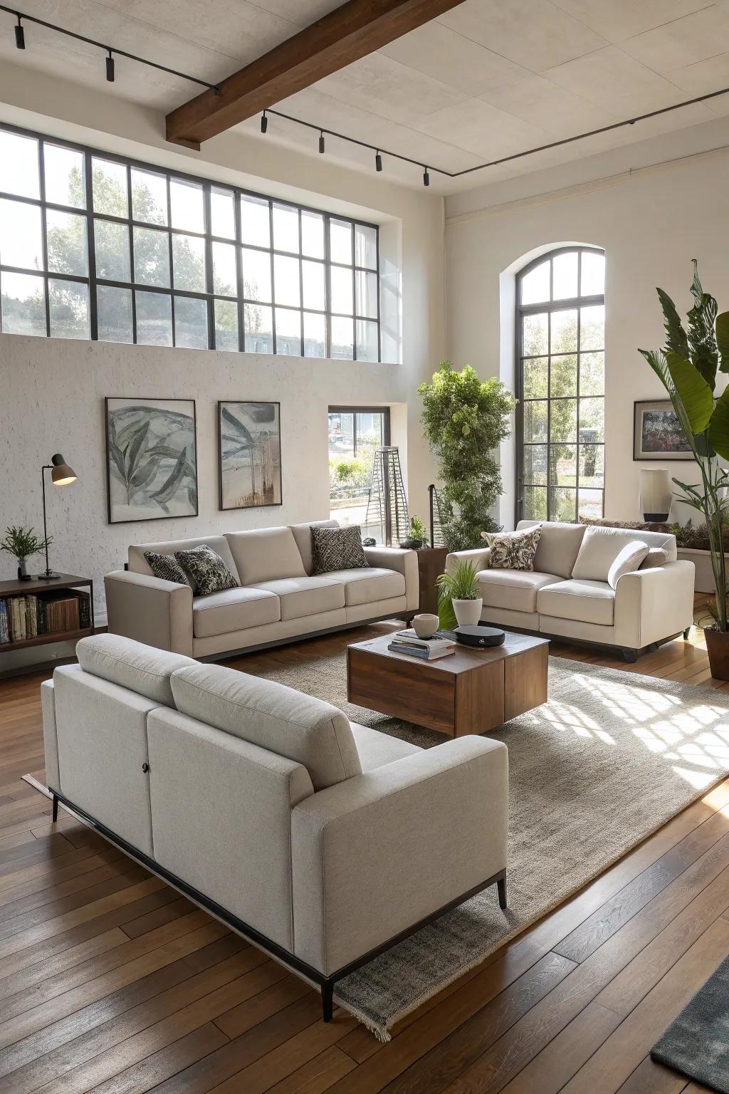 Adaptable furniture adapts to any space.