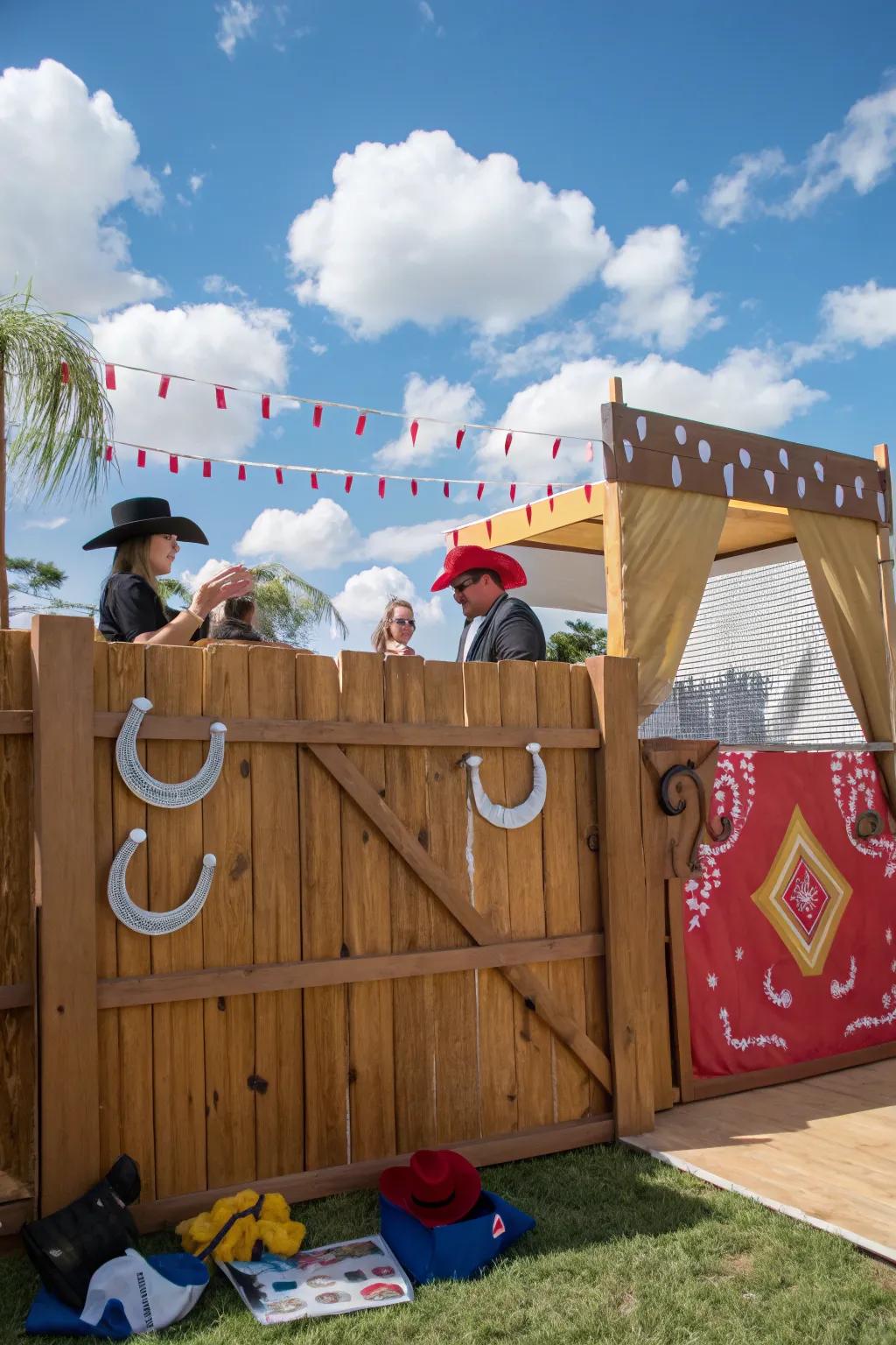 A western backdrop delivers the quintessential setting for enjoyable and unforgettable photographs.