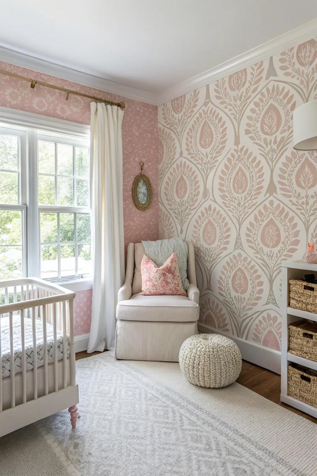 Wallpaper introduces a unique and fashionable aspect to your walls.