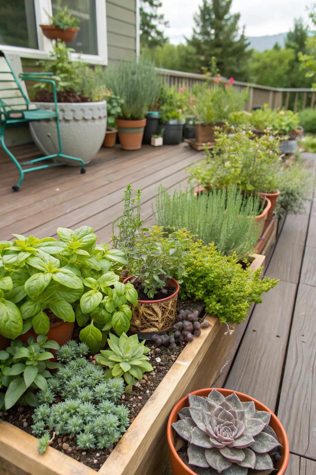 Enhance your garden using decorative plant pairings.