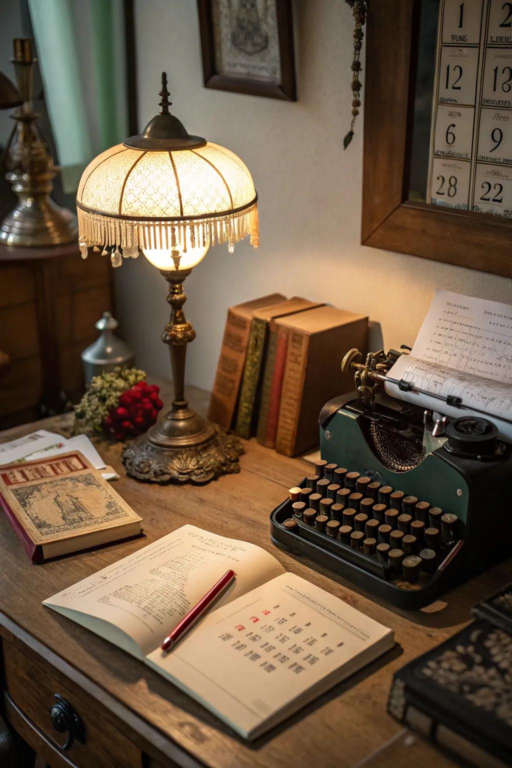 Timeless finds add character and history to your desk.