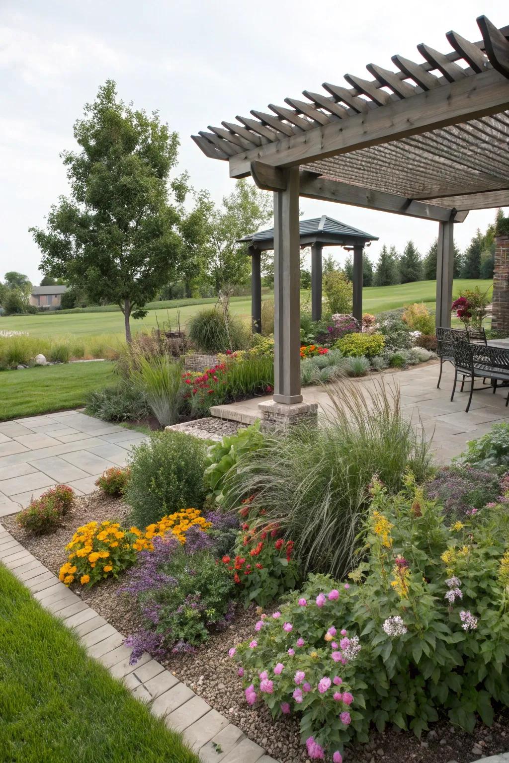 Shade structures offer comfort and protection in your outdoor area.