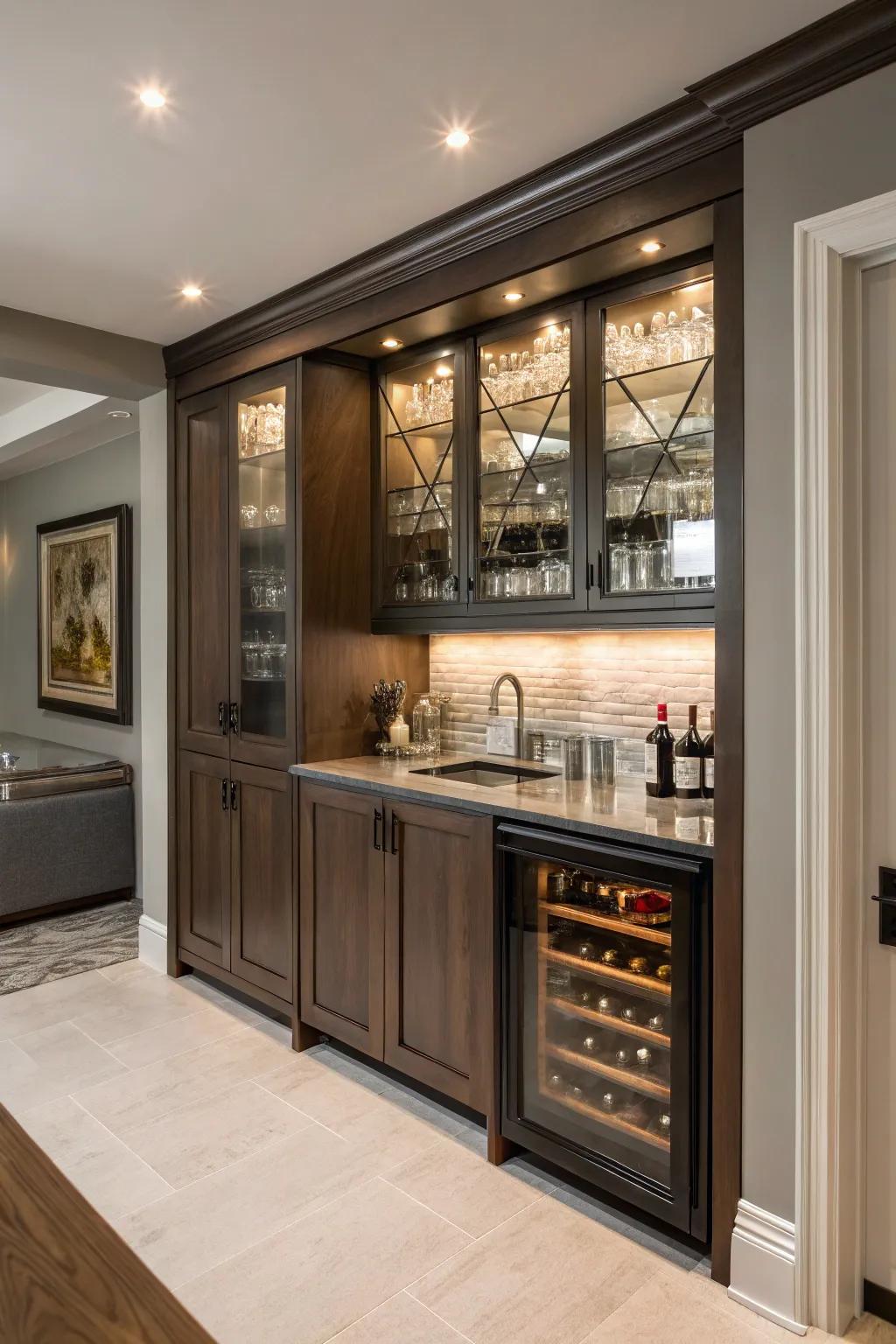 A secluded escape for a tidy, uncluttered appearance.