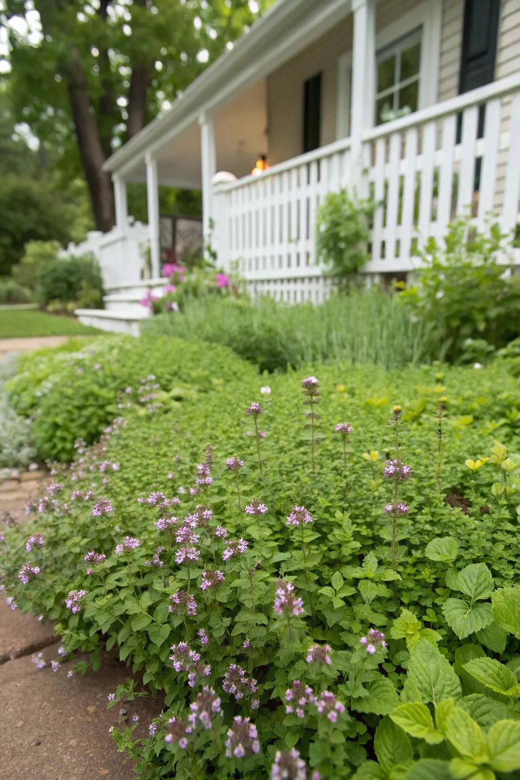 Edible ground covers fill spaces and effectively suppress weeds.