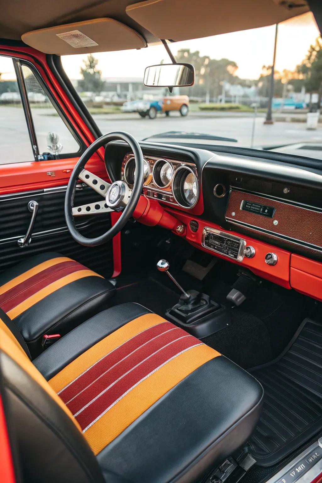 Color accents that inject personality and vibrancy.
