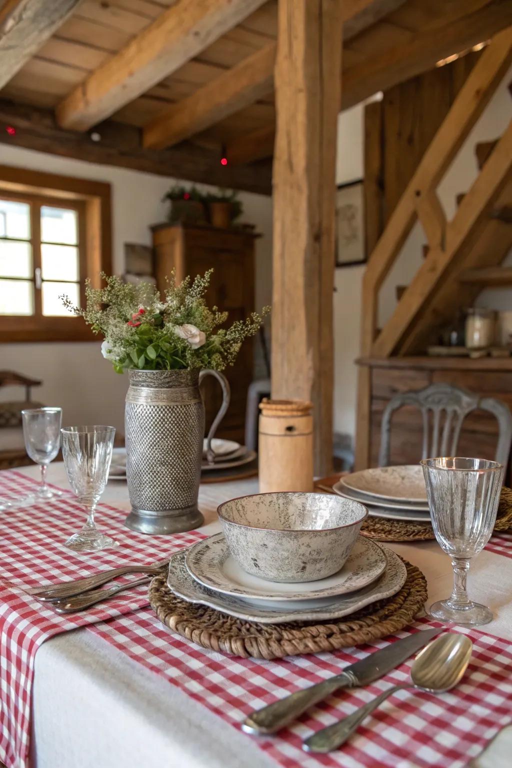 Antique utensils deliver elegance and nostalgia.