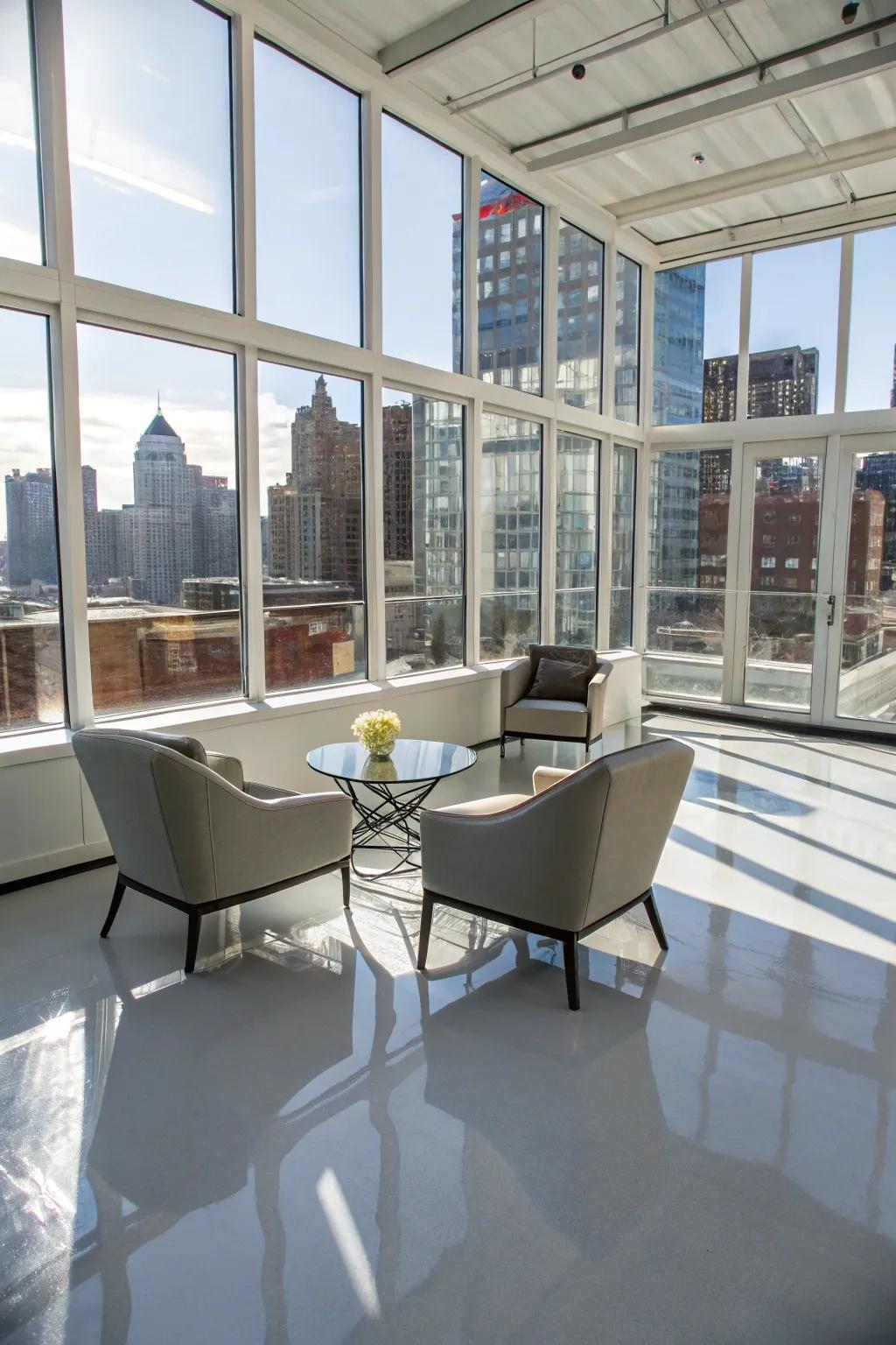 Epoxy flooring delivers a smooth and durable solution for modern spaces.