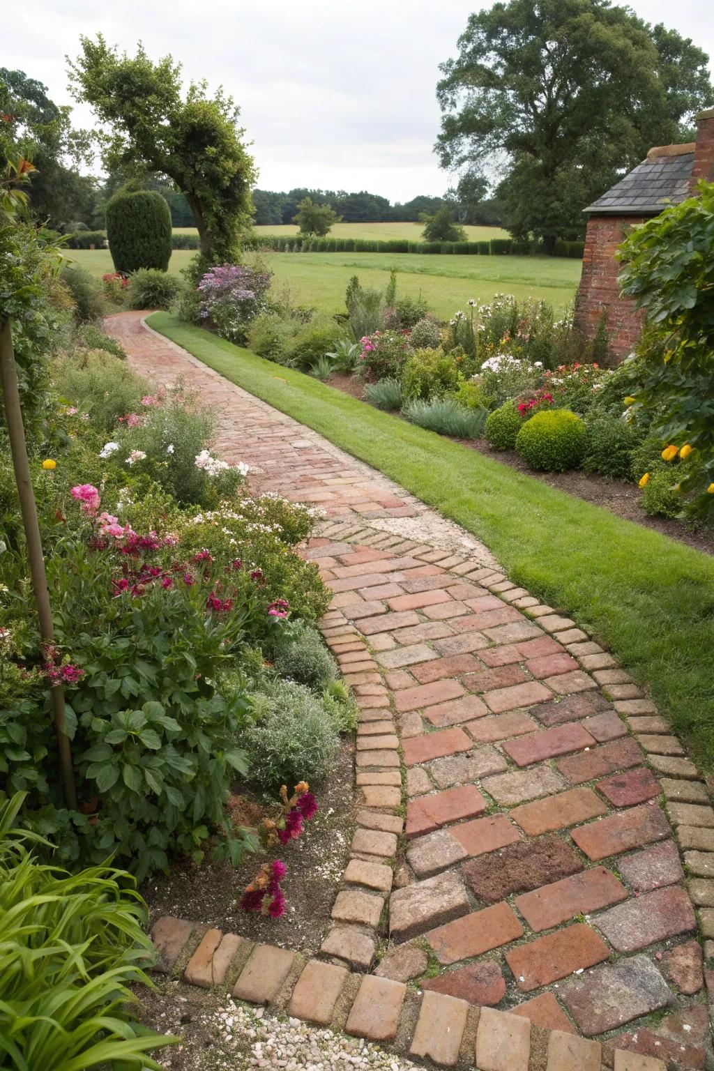 Upcycled materials add character and a sense of history to your garden.