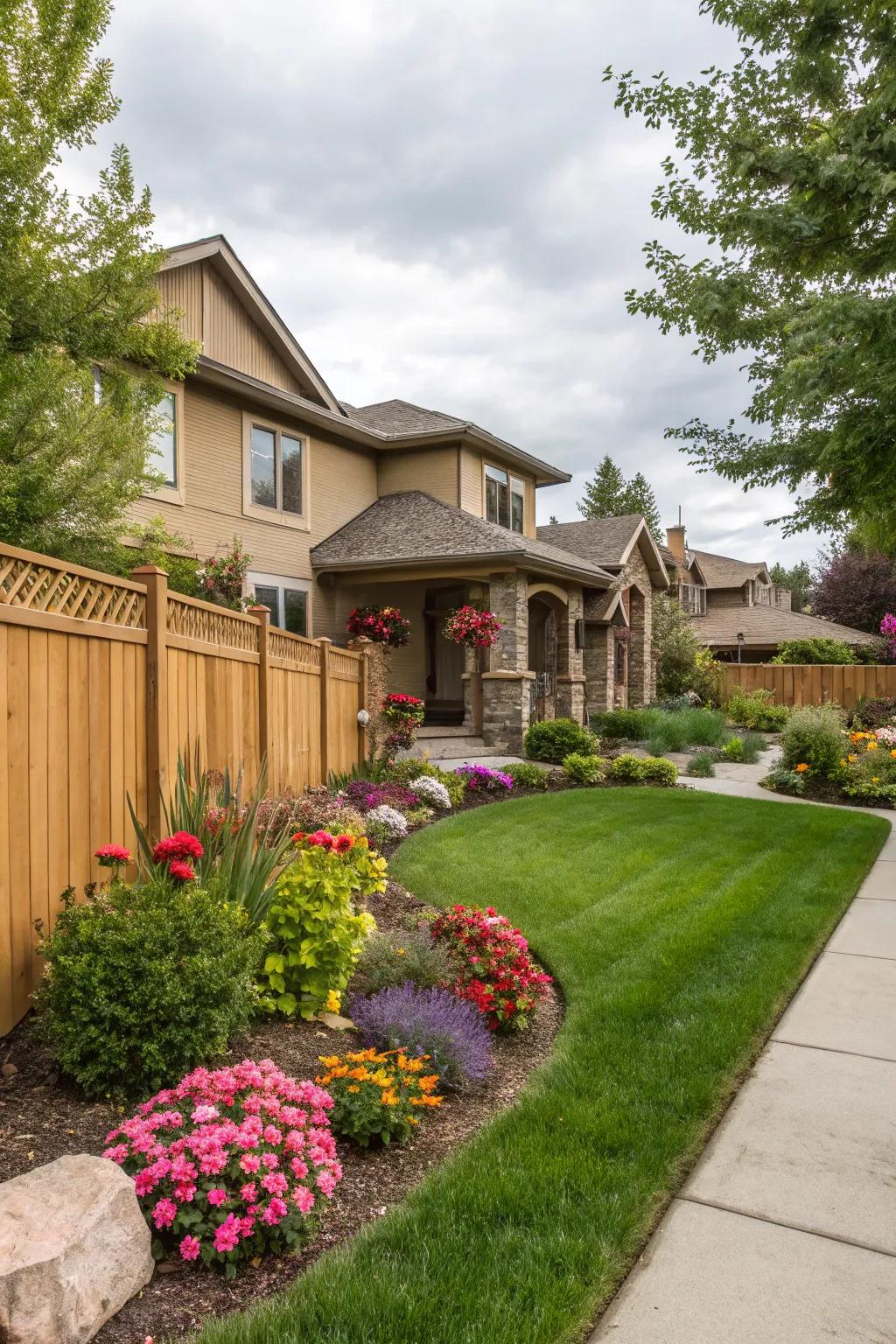 A thoughtful shade range enhances the natural attraction of your landscape.