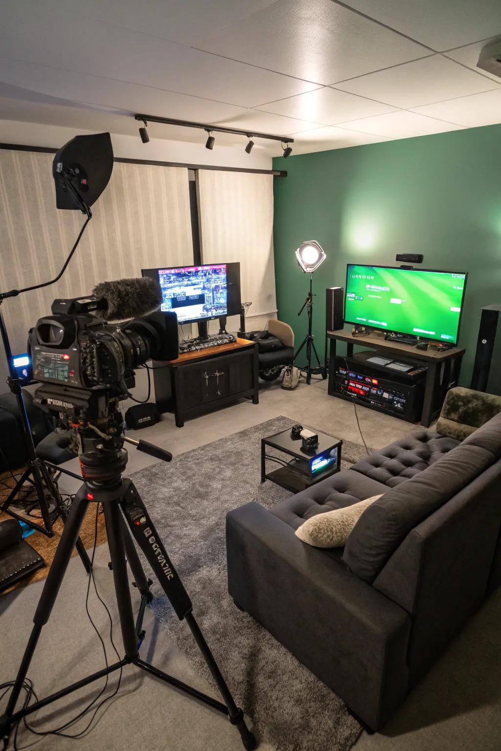 A dedicated streaming setup to share your gaming adventures.