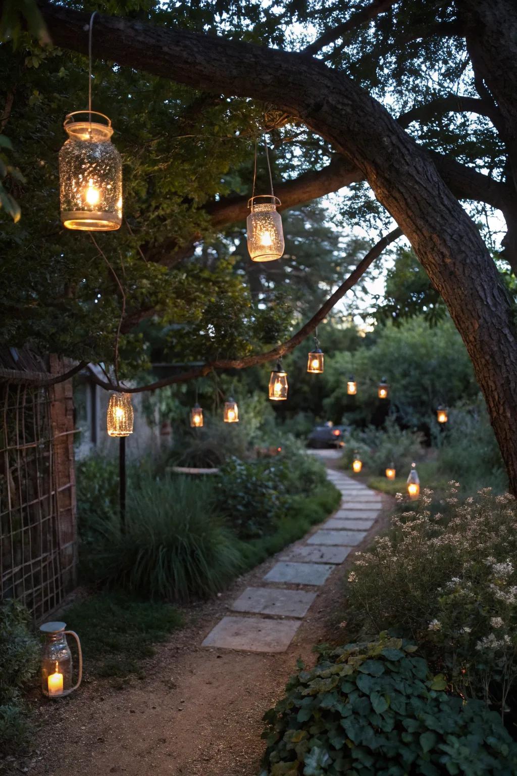 Embrace rustic allure utilizing builder container lights.