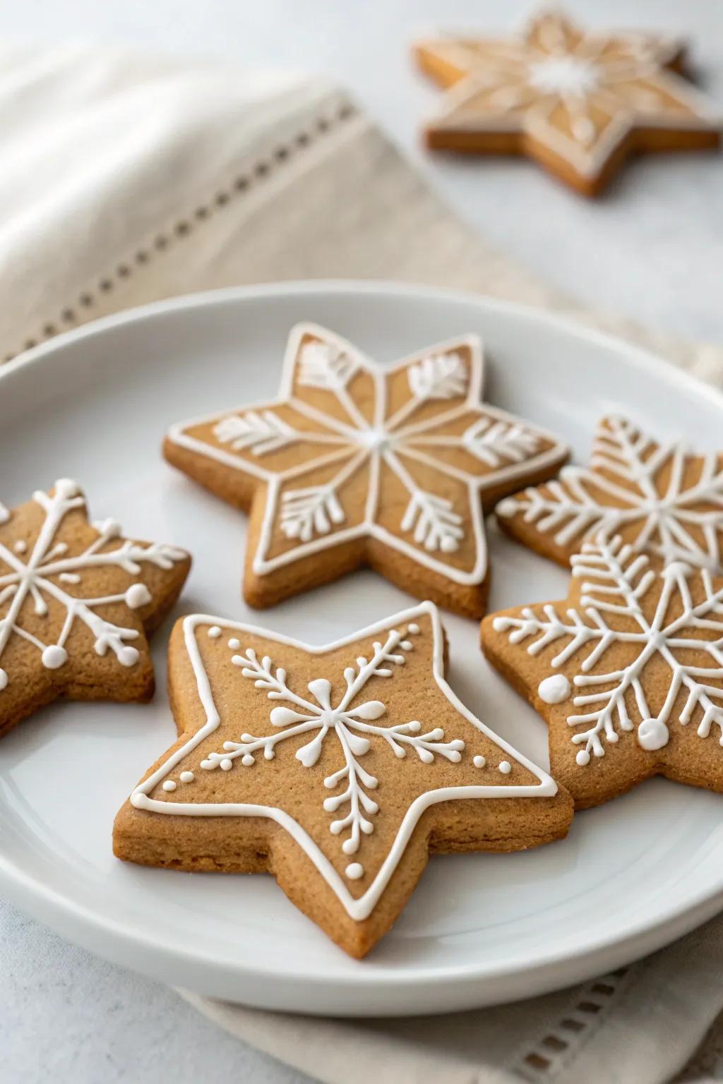 Sophisticated asterisk treats for a touch of elegance.