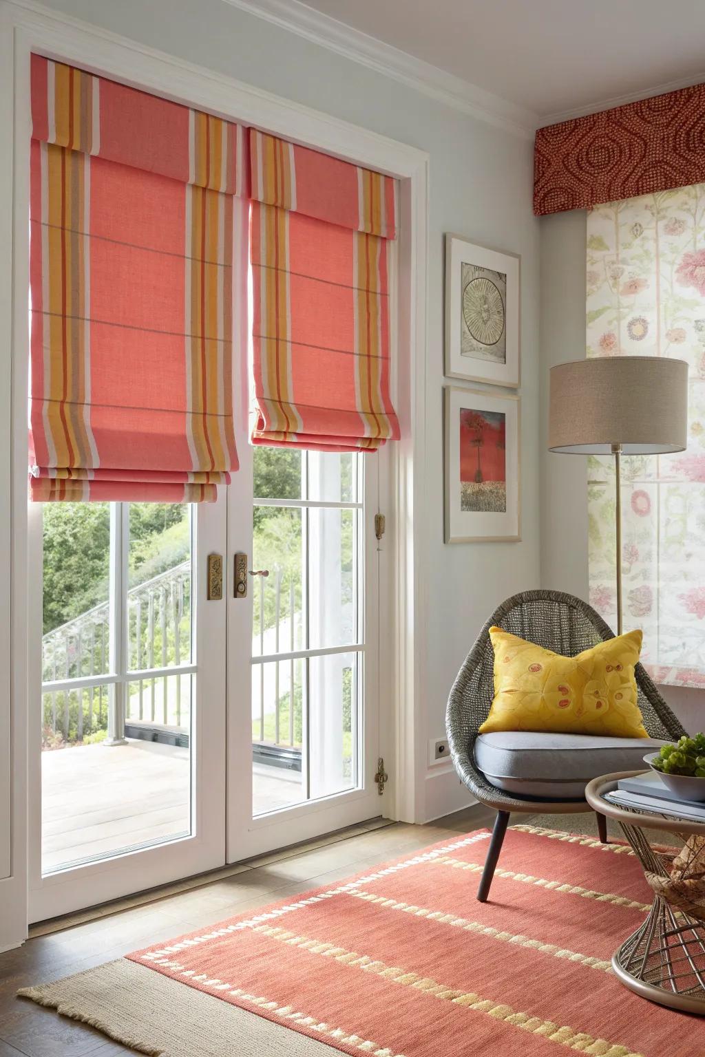 Add texture and style with chic Accordion shades that offer a tailored look.