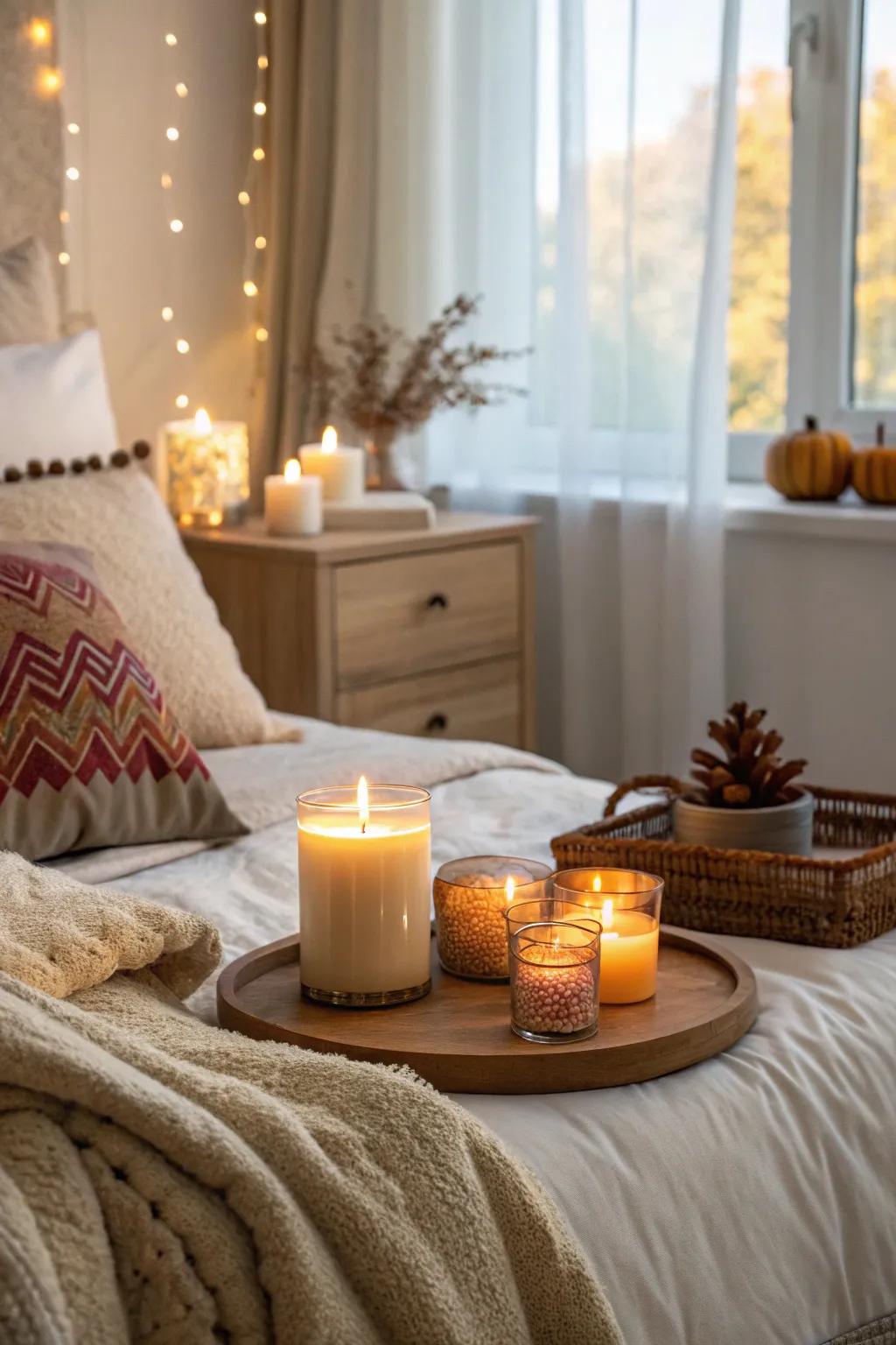 Autumn aromas bring warmth and comfort to your Halloween decor.