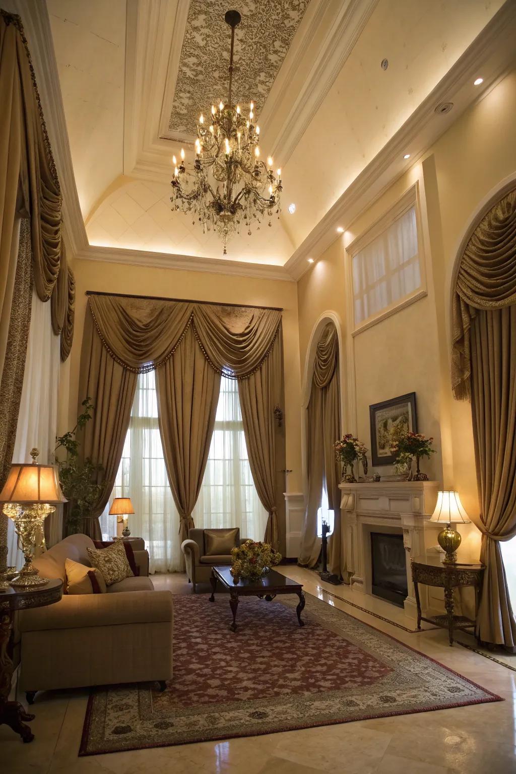 Window dressings have the capacity to accentuate the structural splendor of your family area.