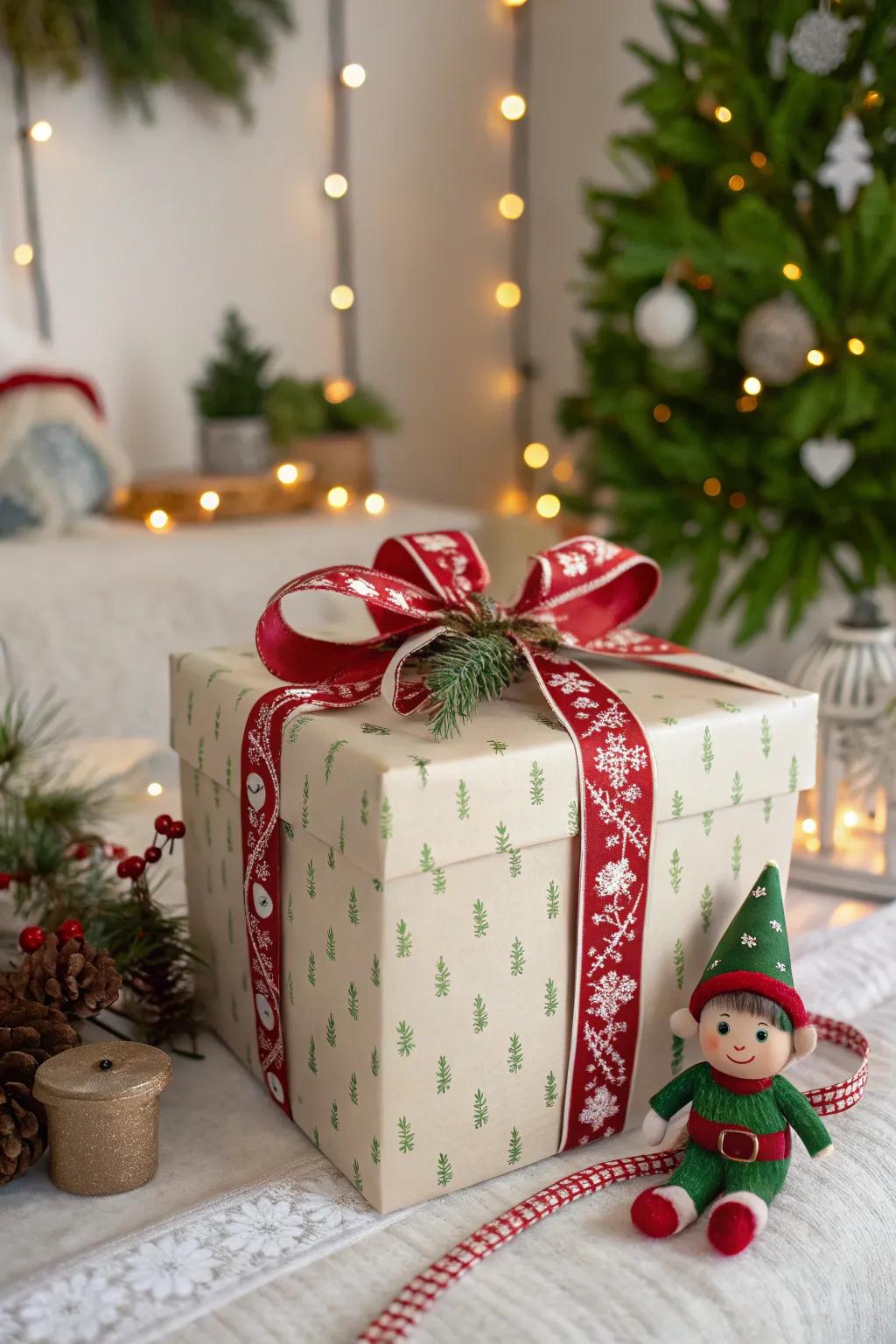 A gift box surprise from the Helper brings joy and excitement.