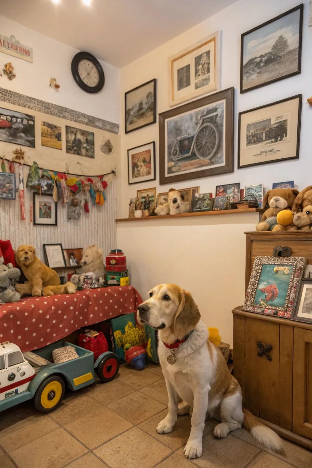 Sentimental items that add character and charm.