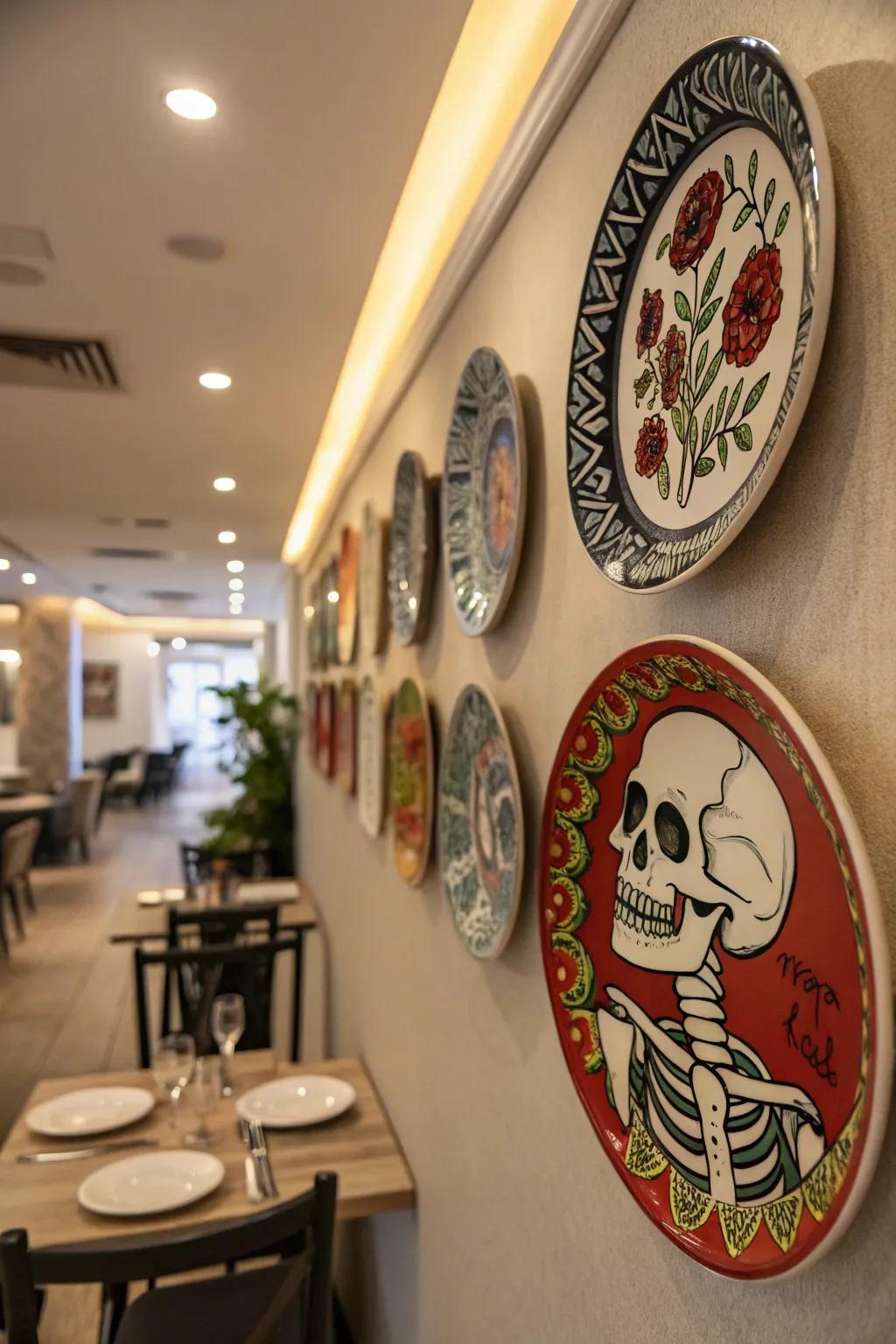 A ghastly plate gallery for Halloween.