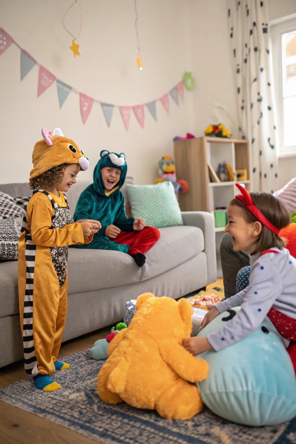 Themed outfit days add magic to interior activity.