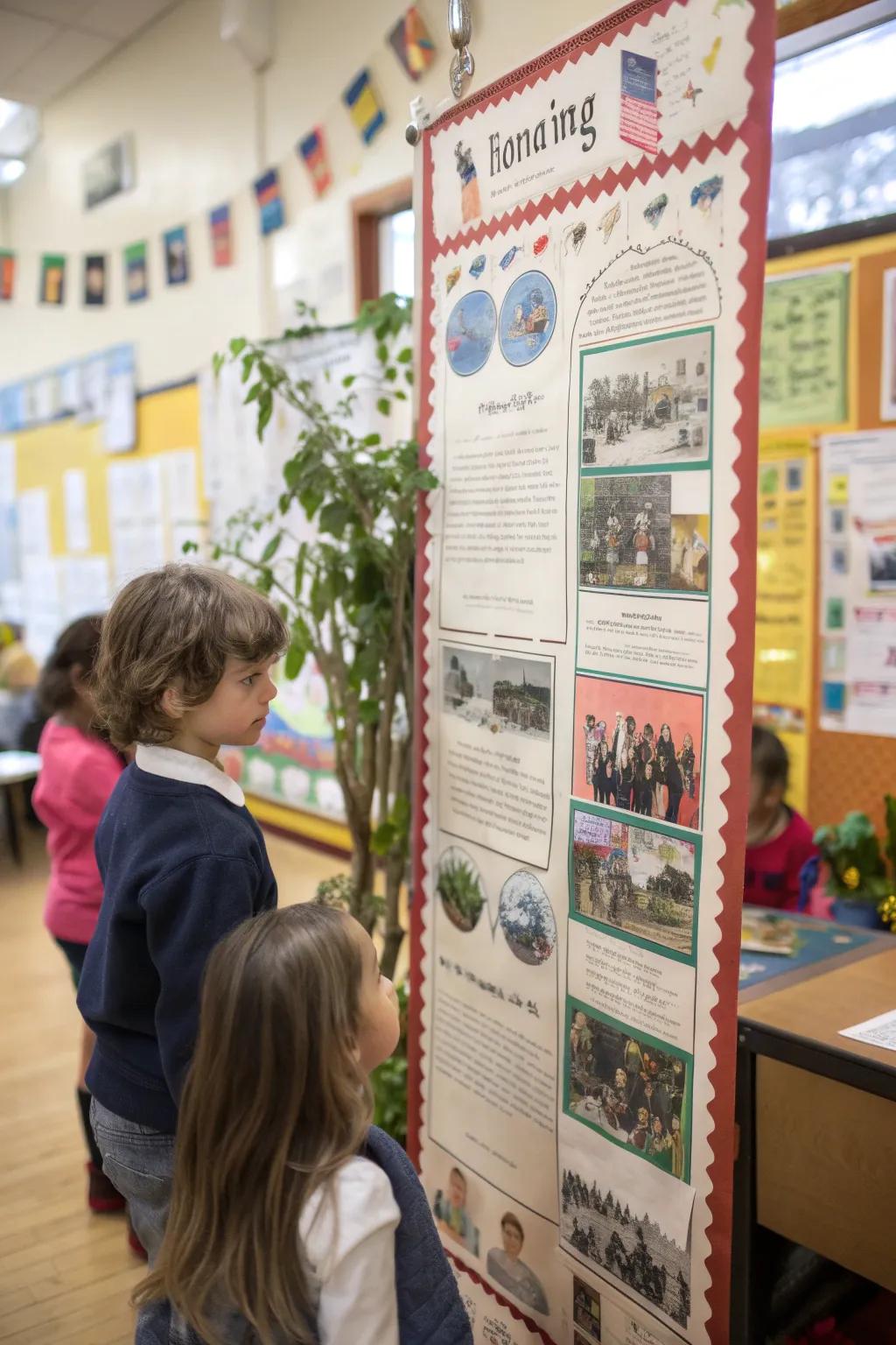 Travel through time and explore history with this educational timeline board.