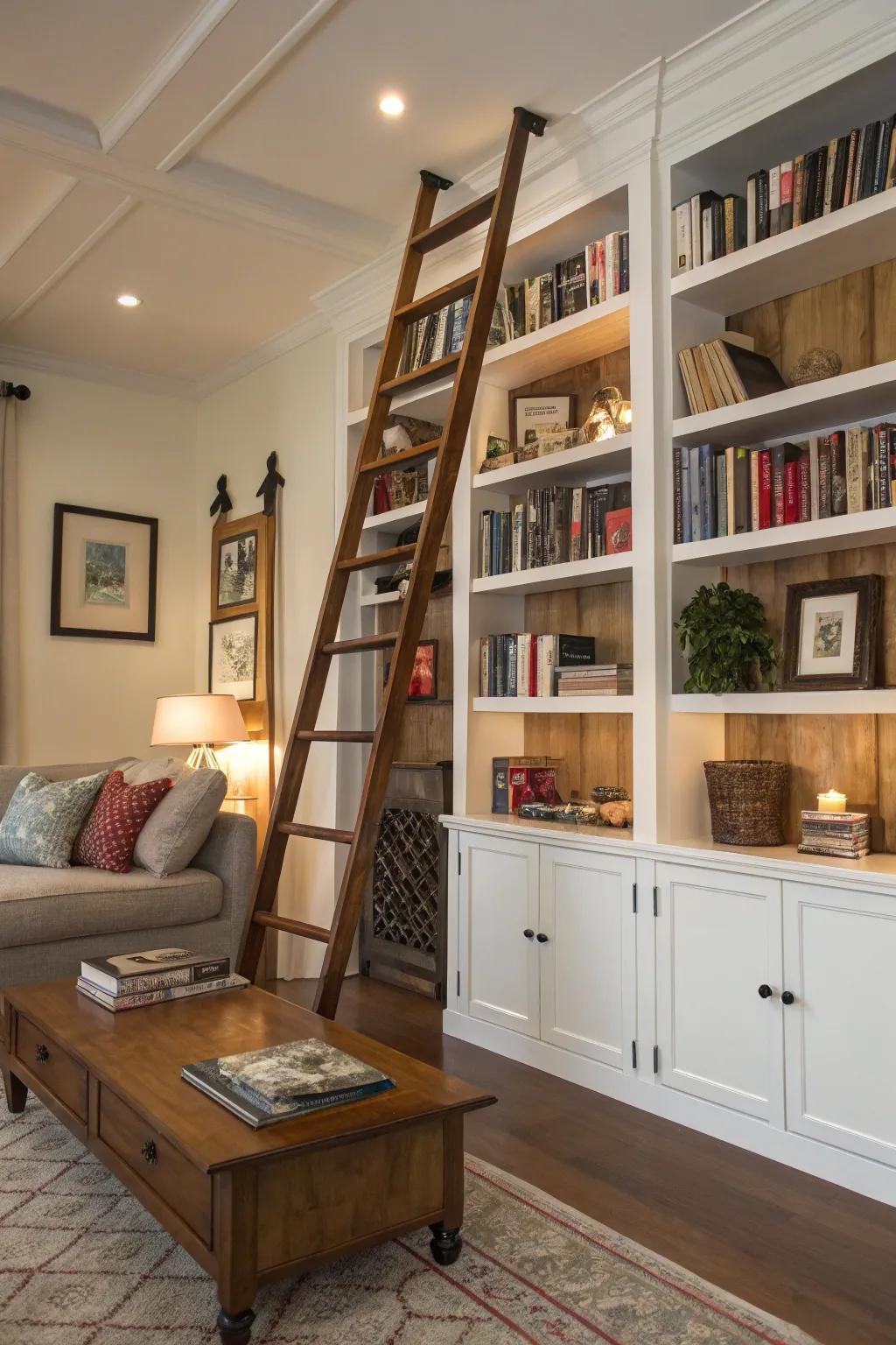 A rolling ascending device introduces charm and showmanship.