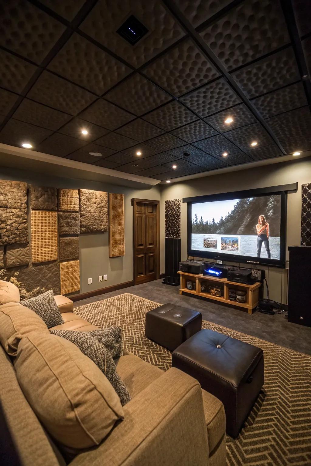 Sound dampening ensures premium sound quality.