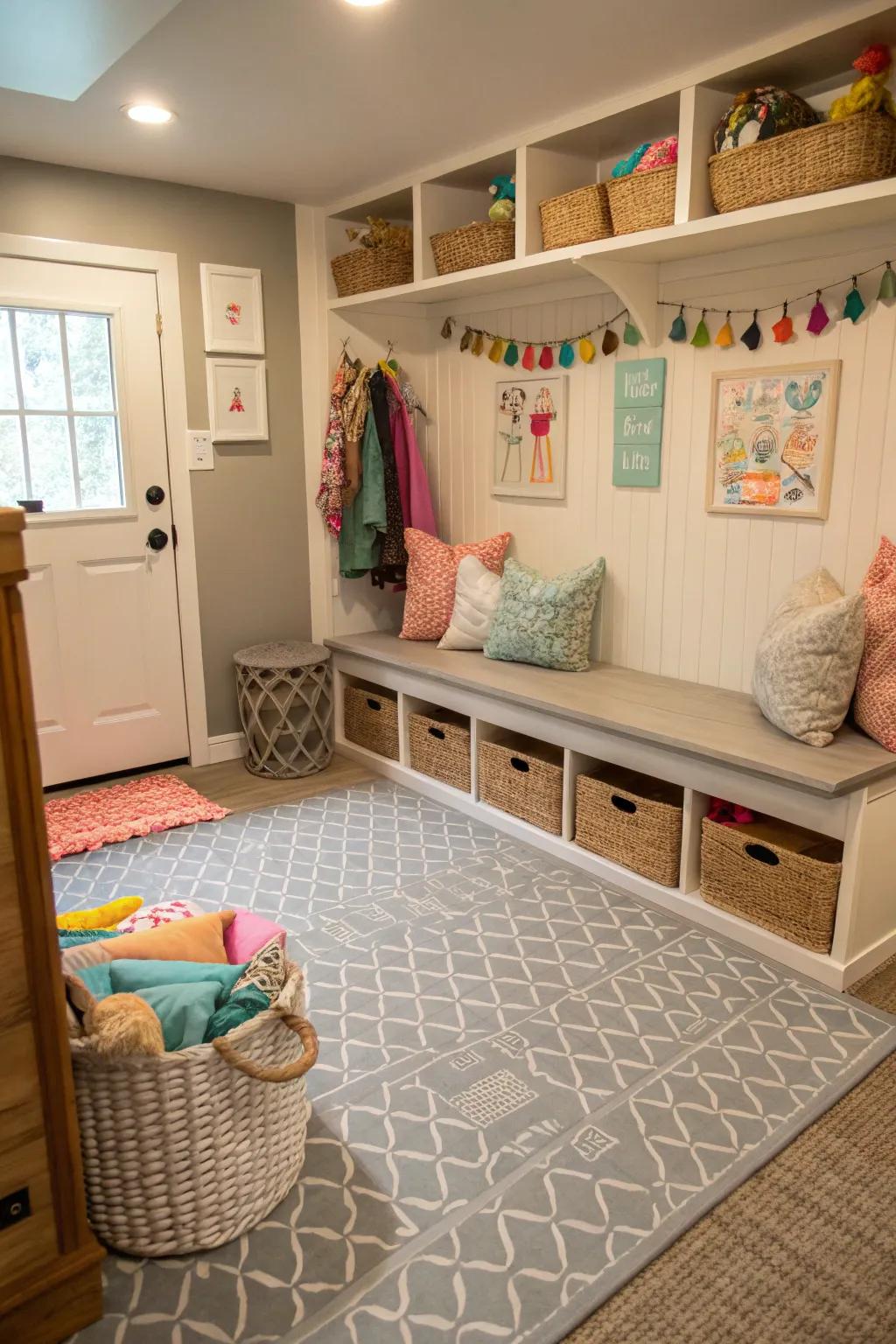 Foam tiles offer comfort and ease in a versatile, kid-friendly design.