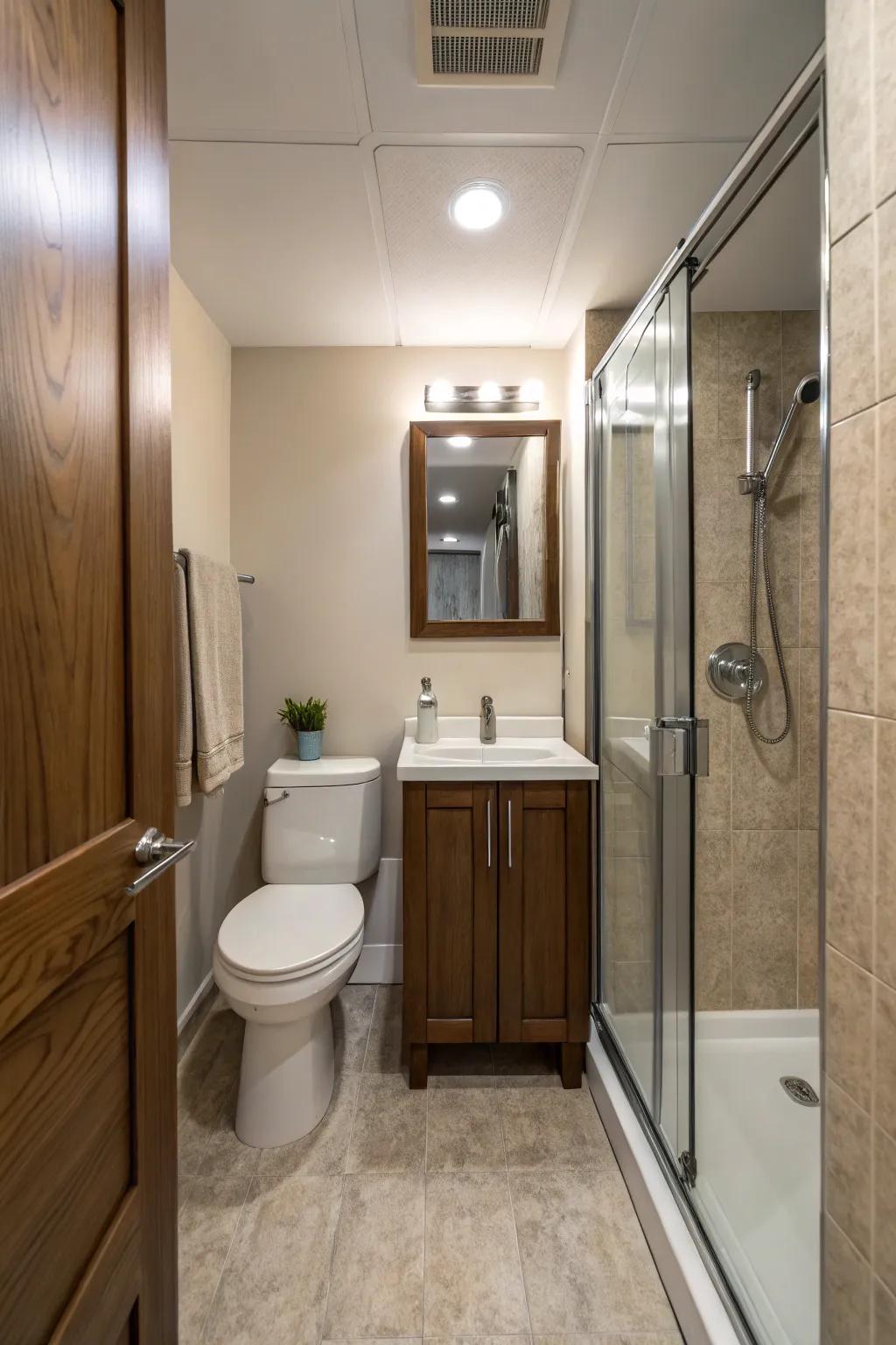 Good layouts make bathrooms user friendly.