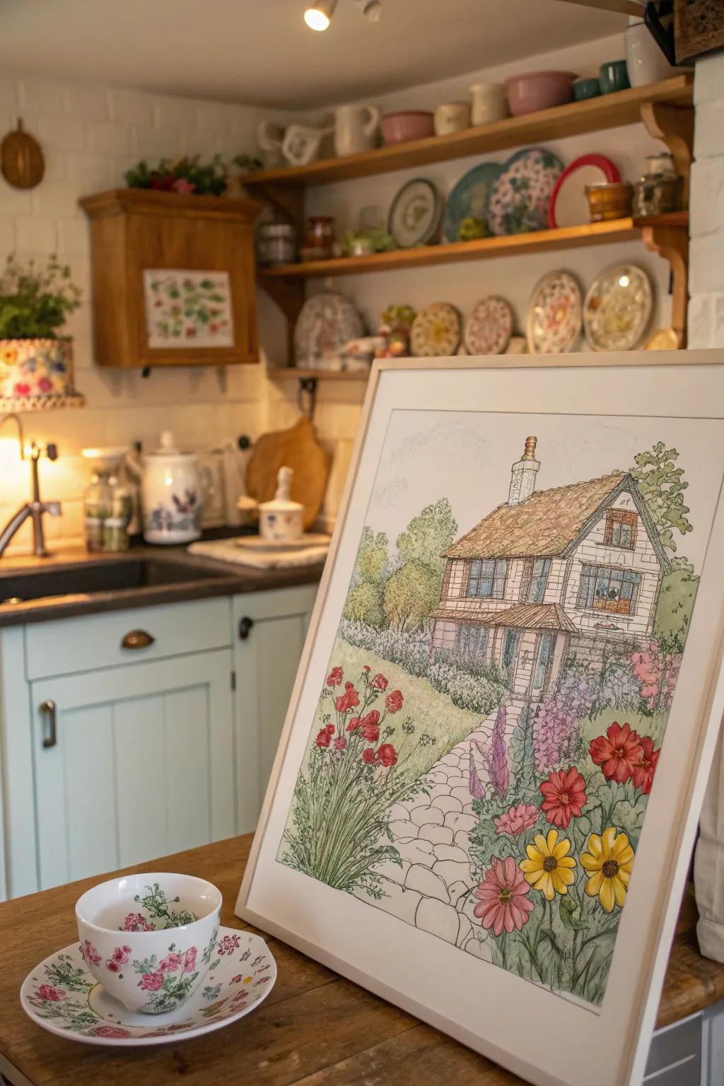 Cottage Garden Charm: Whimsical Beauty