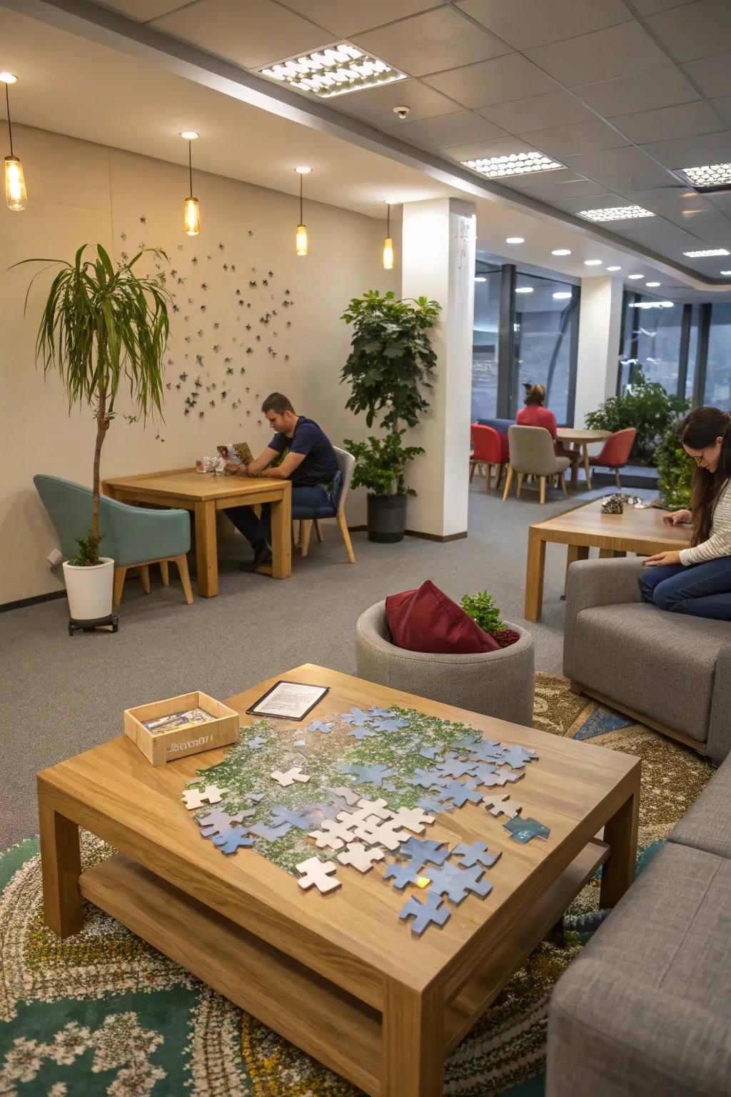 A tech-free space offers a screen-free interval.