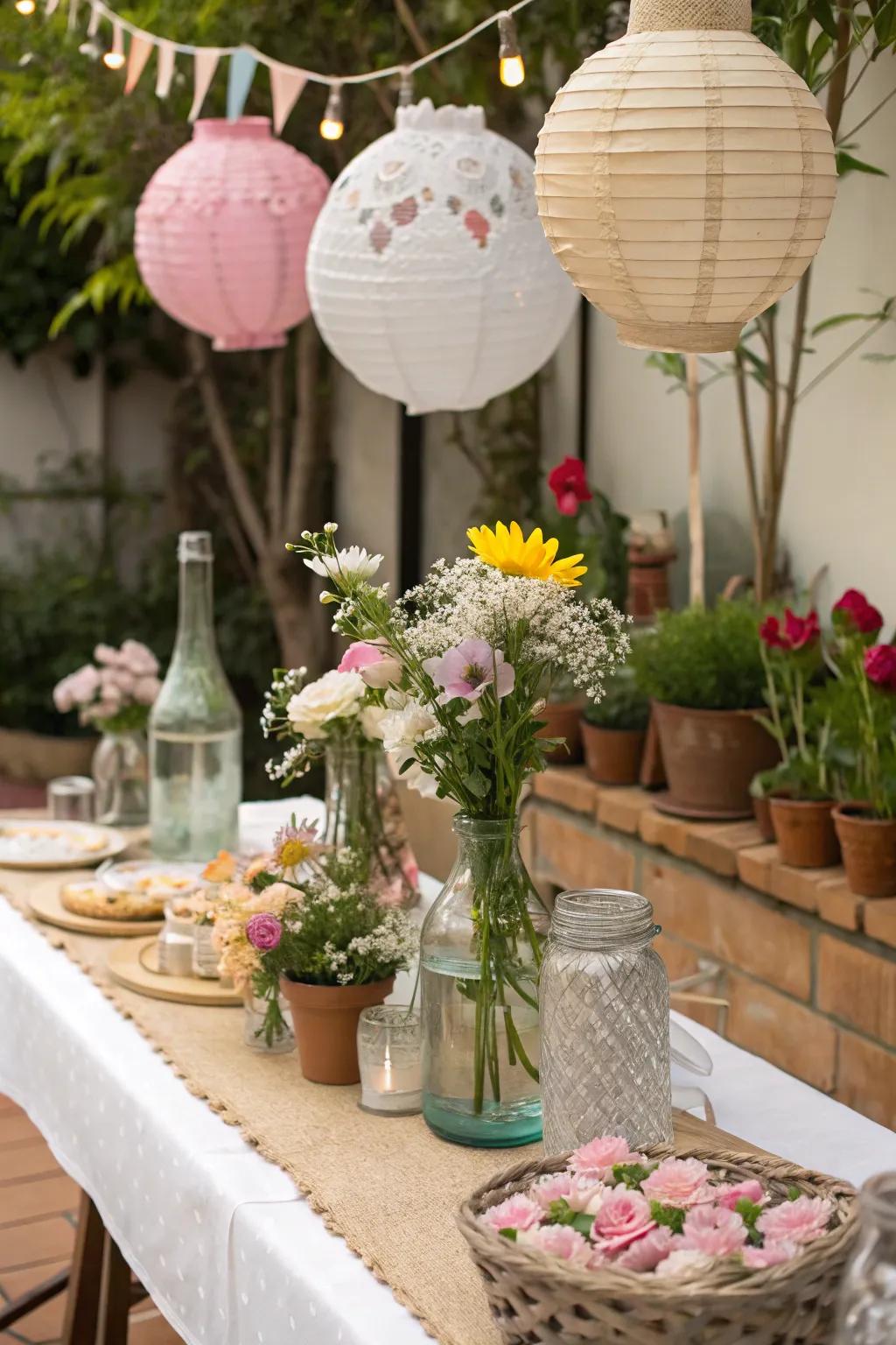 Eco-conscious decor that is both pretty and sustainable.