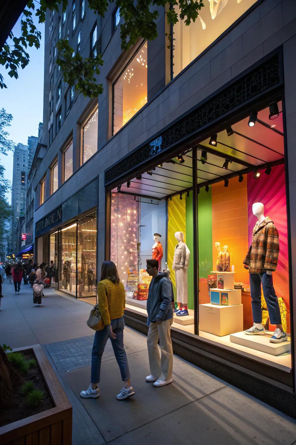 Dynamic window displays to captivate and tell a story.