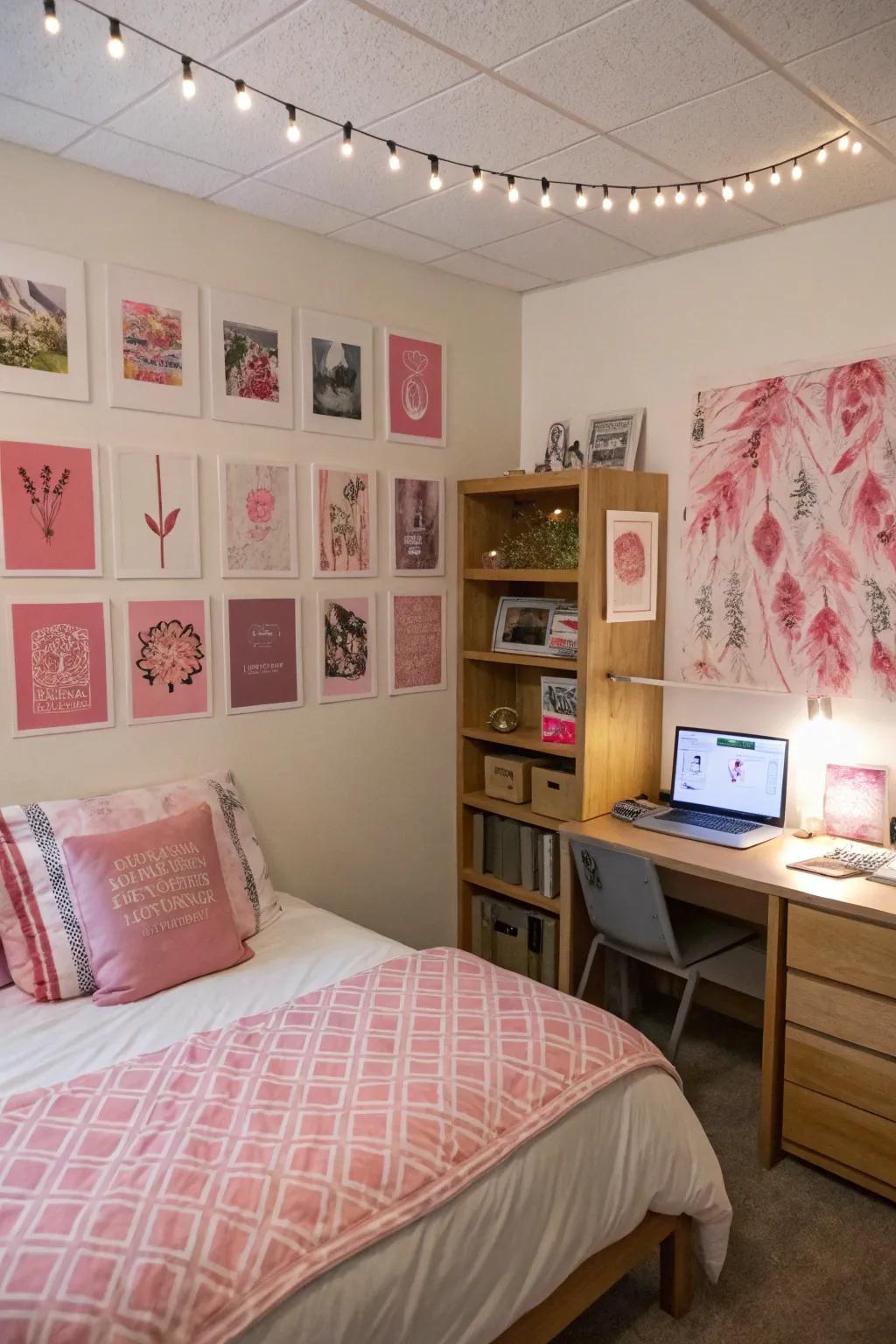 A statement wall adds character and a focal point to your room.