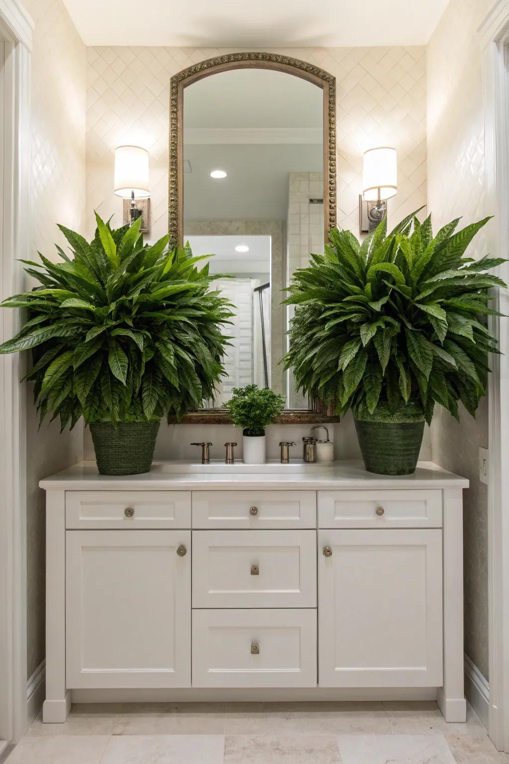 Symmetry can enhance the feeling of balance and tranquility in your space.