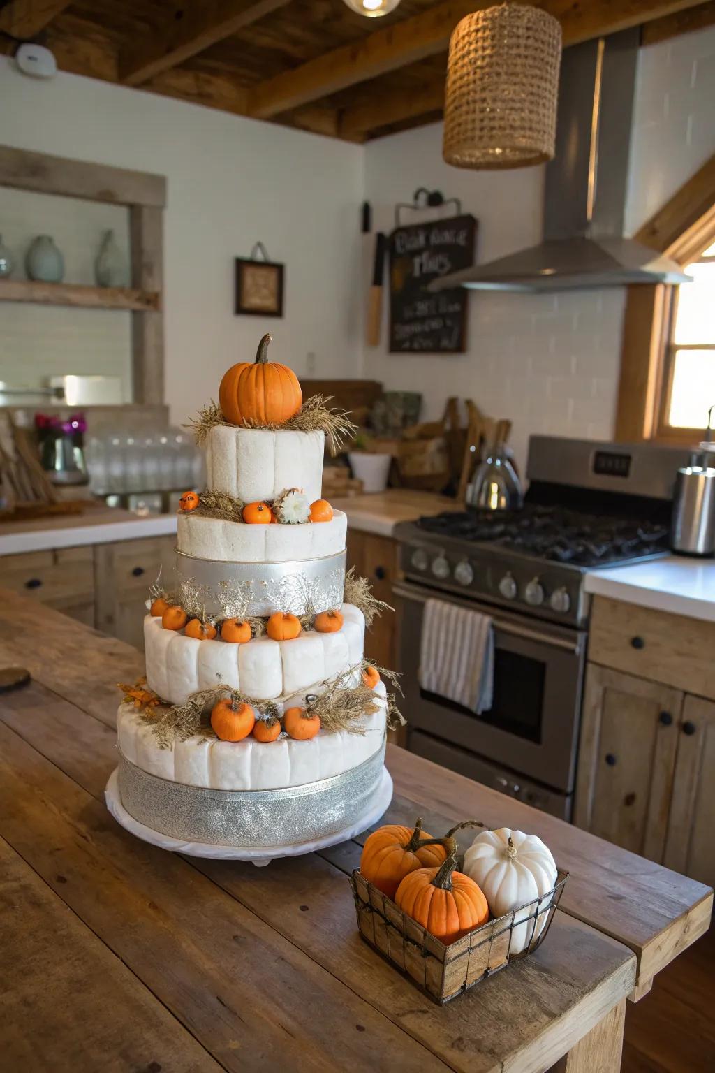 Farmhouse fresh diaper creations bring a charming country feel inside.