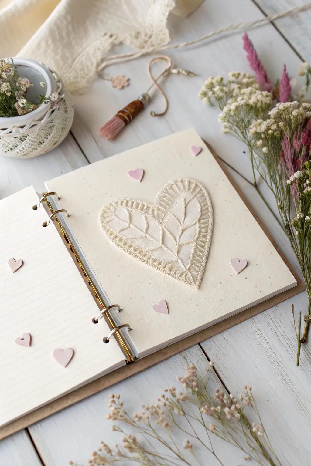 Add a delightful surprise to your scrapbook with a pop-up heart&mdash;where craftsmanship meets creativity!