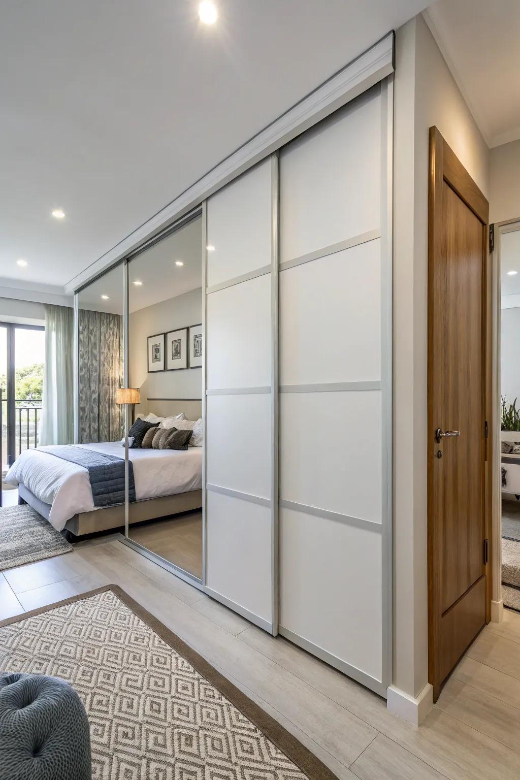 Seamless coordination through coordinating colors.