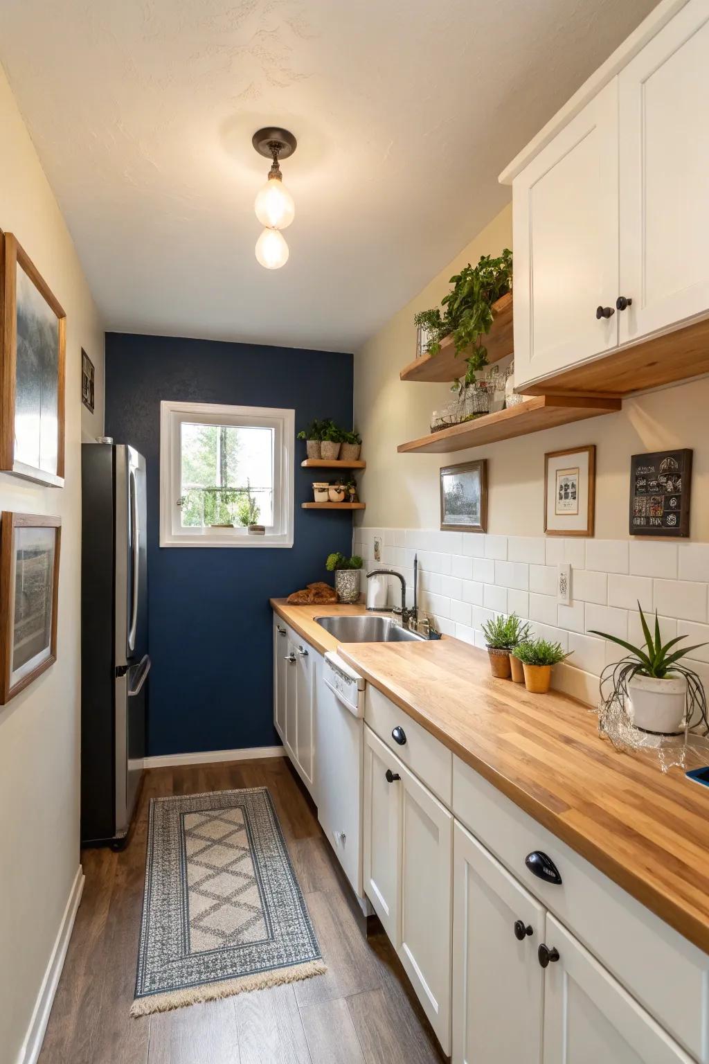 Pale and sapphire generate a striking yet comfortable harmony.