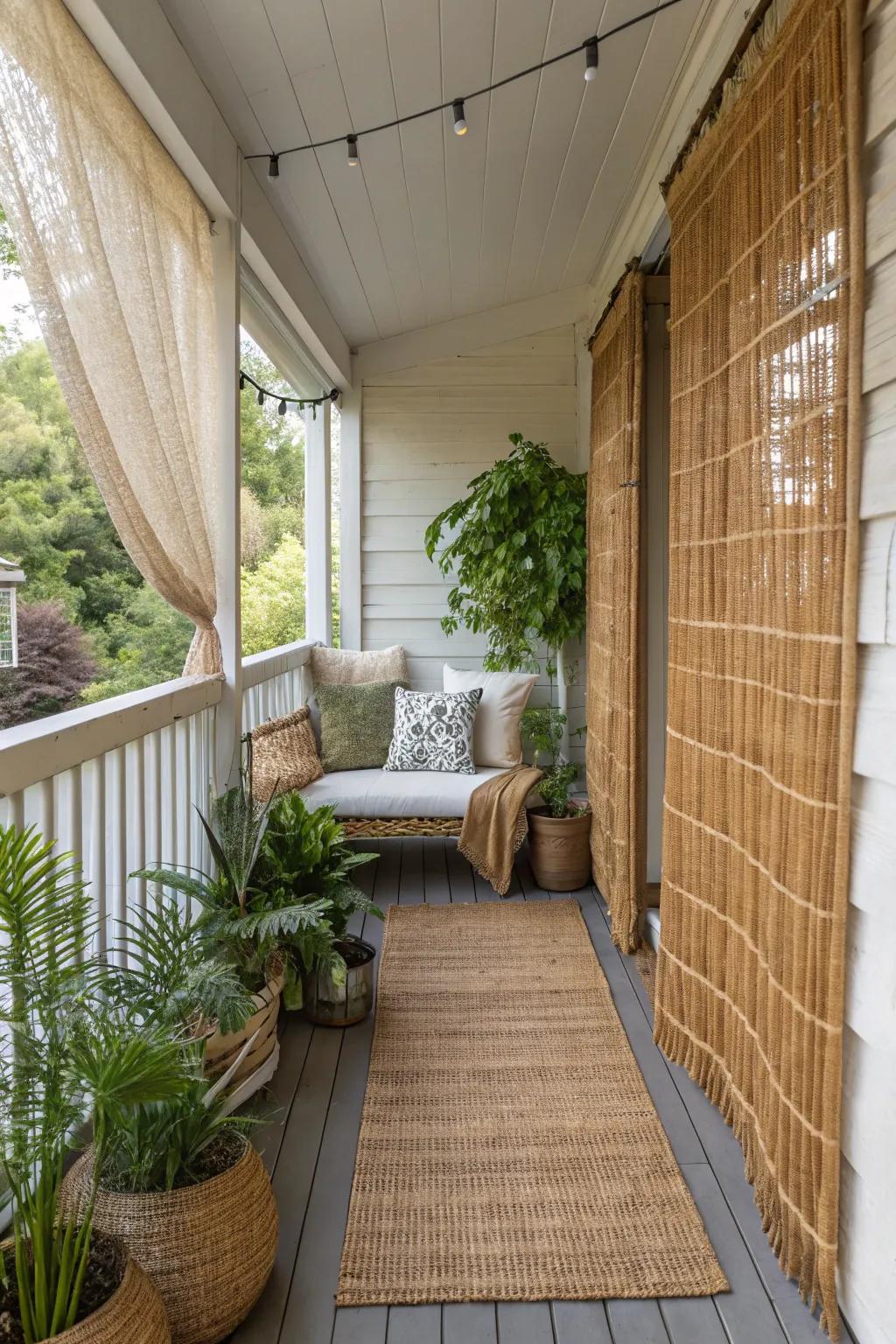 Eco-friendly bamboo curtains offer a sustainable and stylish selection.