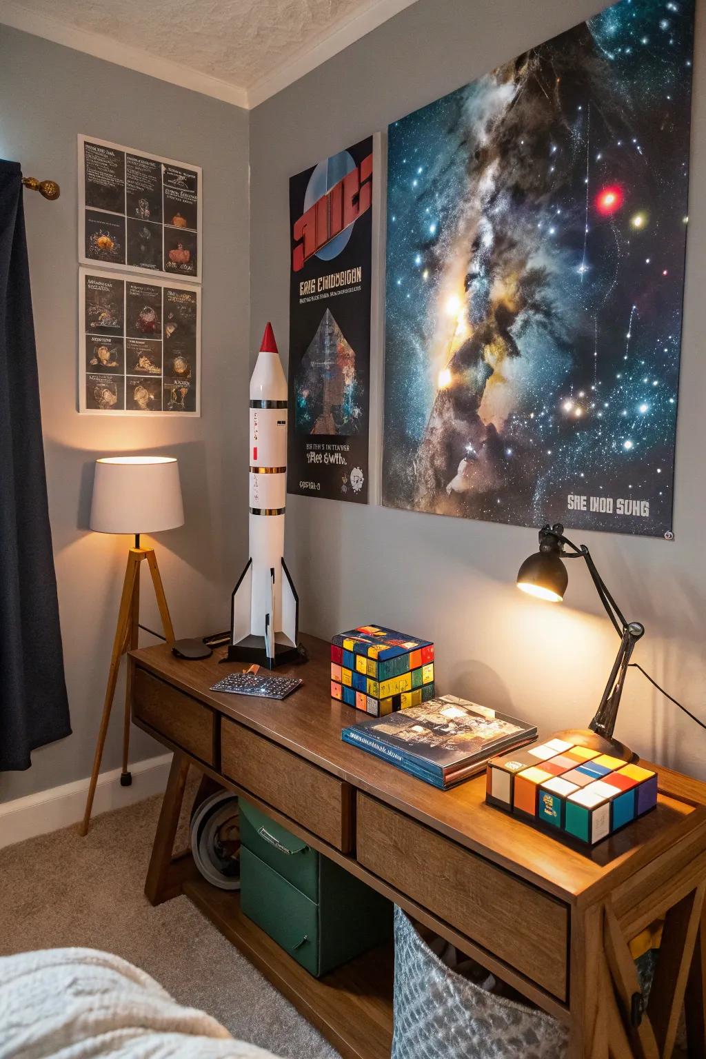 An interactive corner that combines fun with learning.